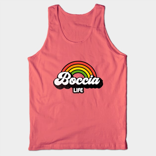 Groovy Rainbow Boccia Life Tank Top by rojakdesigns